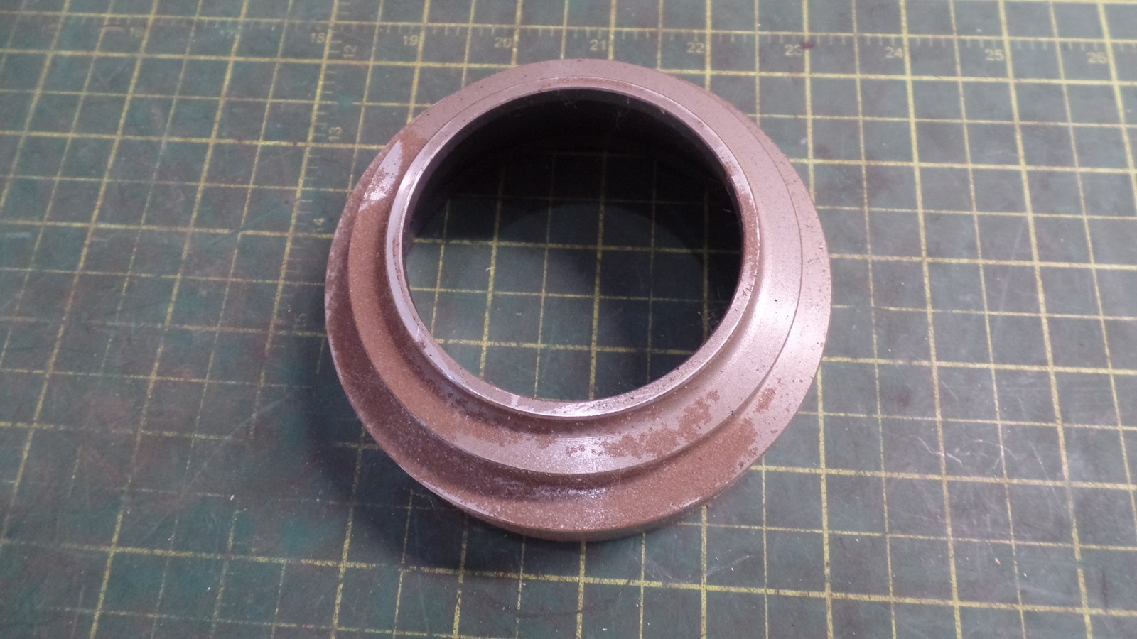 GENUINE TROJAN O&K 10417512500, SMOOTH TAPERED RING, TEREX 10-417512500, NOS