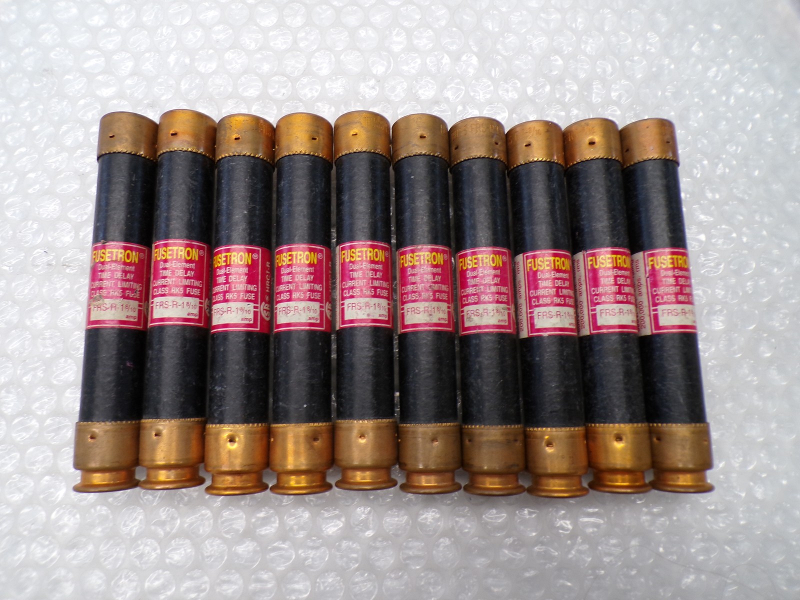 FUSETRON FRS-R-1-8/10 FUSE PINK LOT OF 10 NSNP