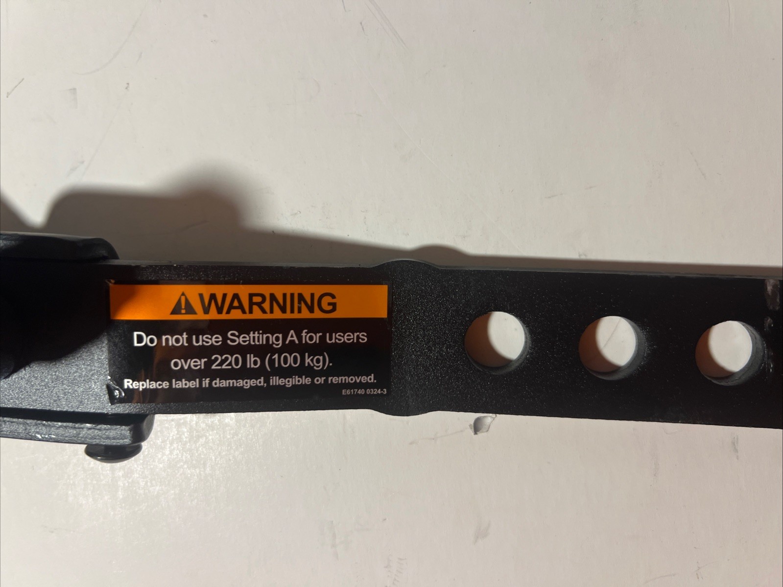 PAIR OF GENUINE TEETER HANGUPS INVERSION TABLE 3 HOLE ROLLER HINGES HANDLES