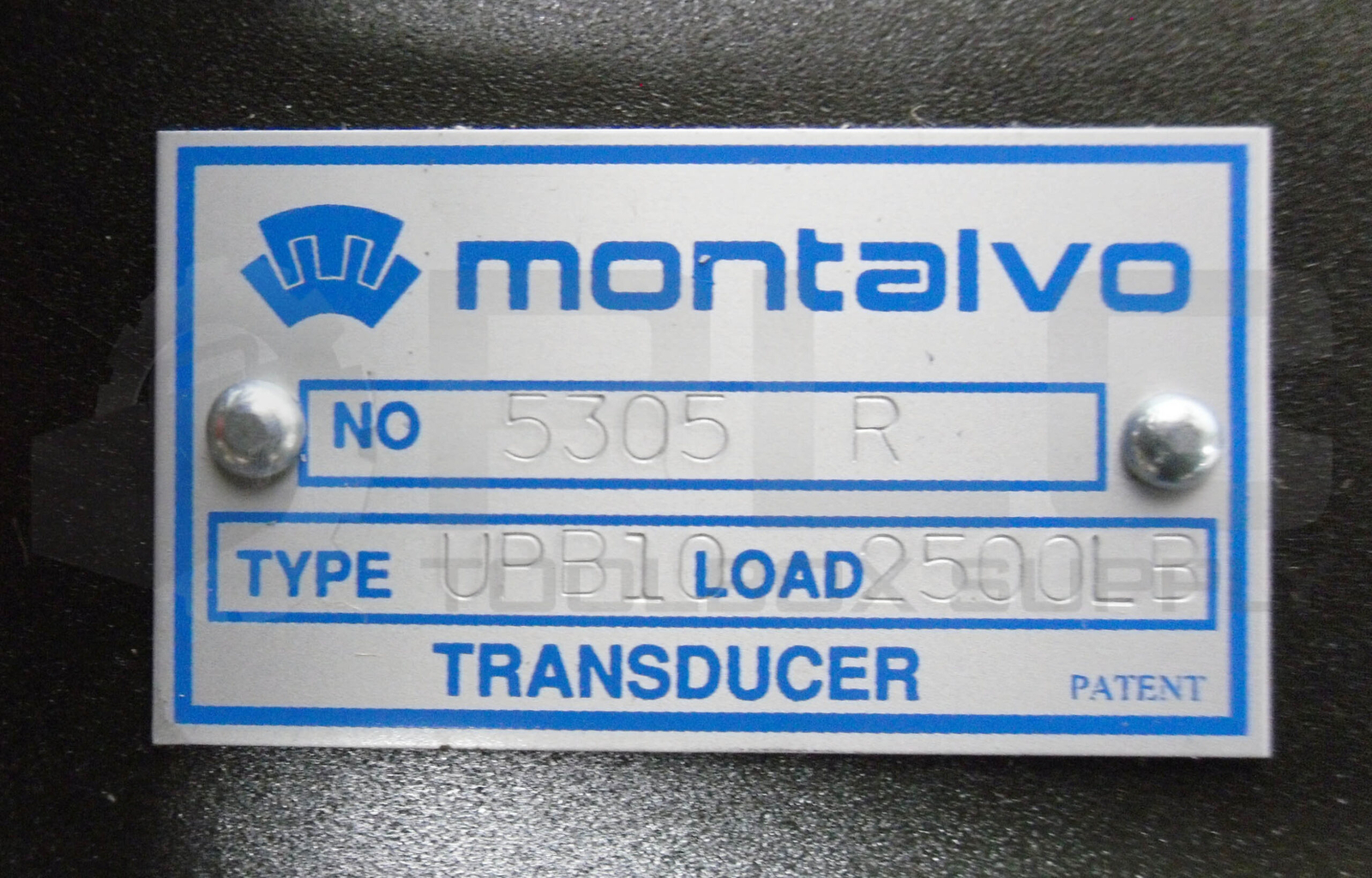 NEW MONTALVO 5305 R TRANSDUCER TYPE UPB10 2500LB LOAD