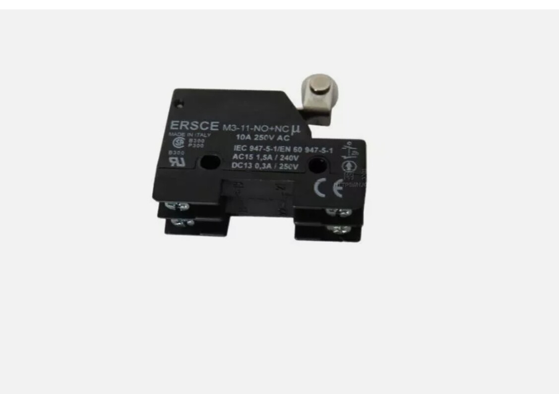 1PCS ERSCE switch M3-11-NO+NC(250VAC 10A) belt wheel
