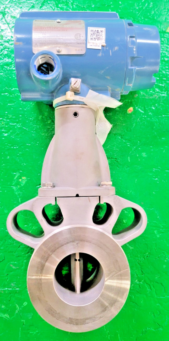 6️⃣ ROSEMOUNT-EMERSON WAFER-STYLE VORTEX FLOW METER PESSCO OFFER 1 G021226-1 🗽