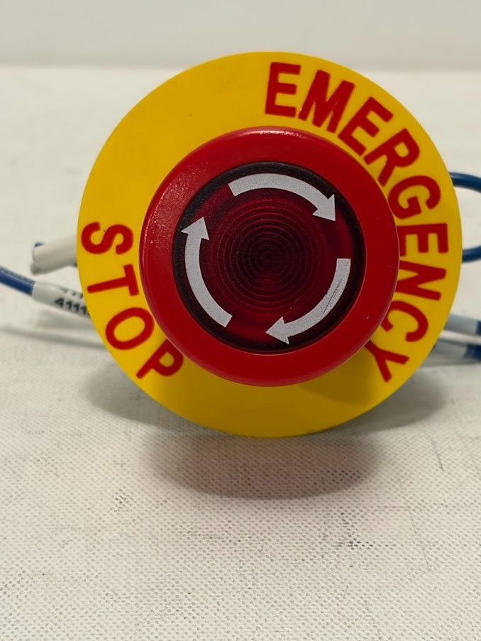 Used – ABB Illuminated Emergency Stop Switch 24V Lamp Twist Release