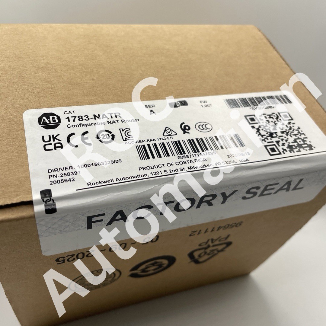 Sealed Pre-owned Allen-Bradley 1783-NATR SER A Configurable NAT Router