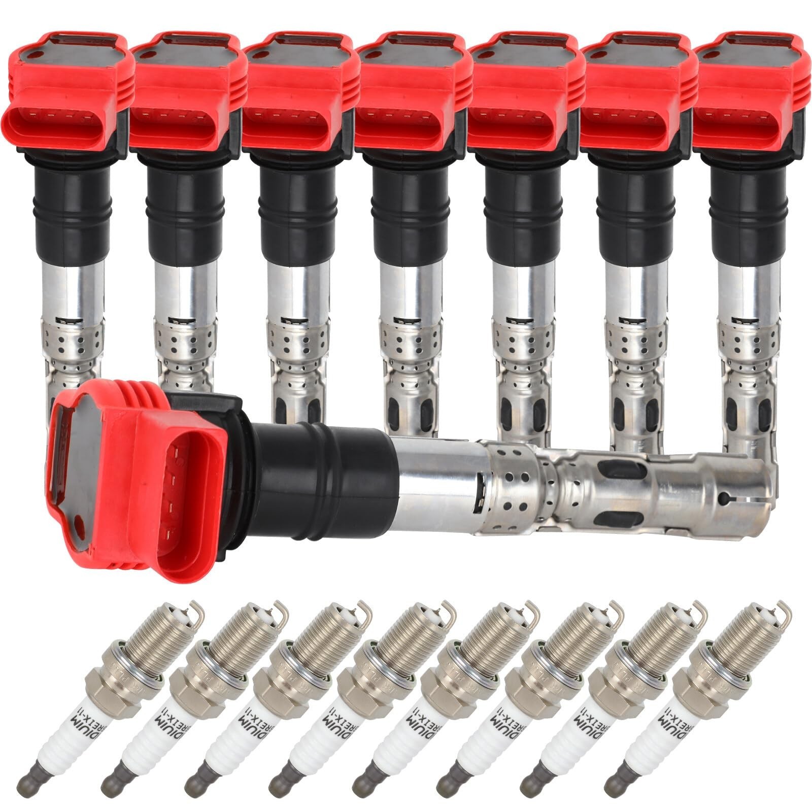 ECCPP UF418 8 ignition coils with 8 iridium Spark Plugs A8 Allroad S4 4.2L V8…