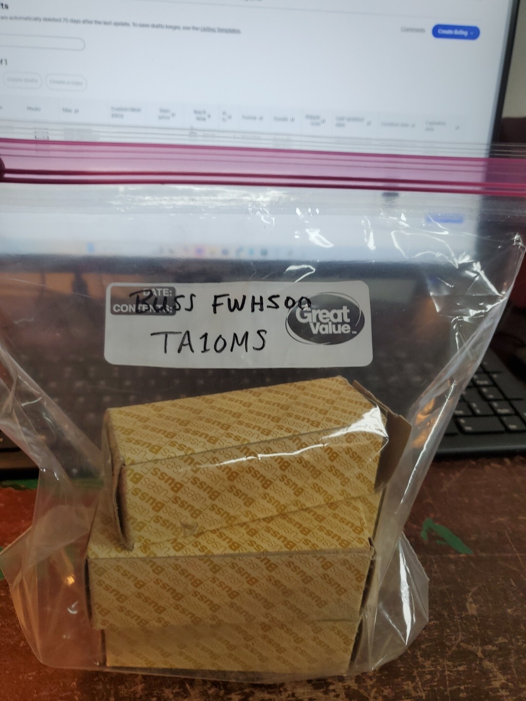 BUSS FWH500 SEMICONDUCTOR FUSE 500A 500V (TA10MS)