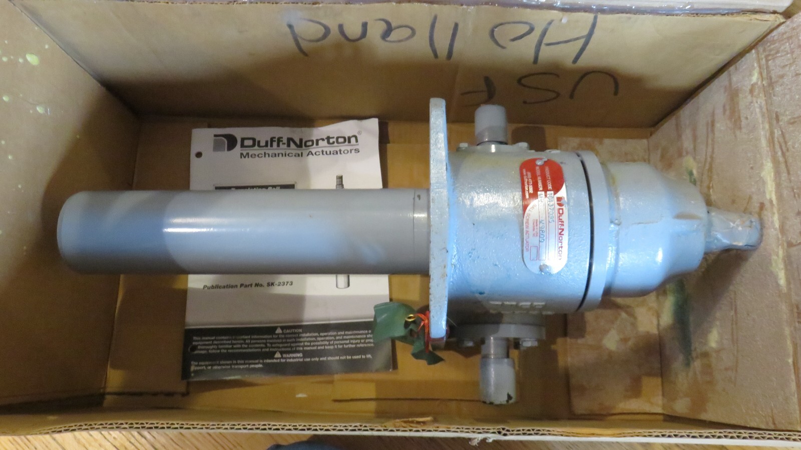 Duff Norton 10 Ton Translating Ball Screw Actuator M9810 Upright 11-1/2″ Travel