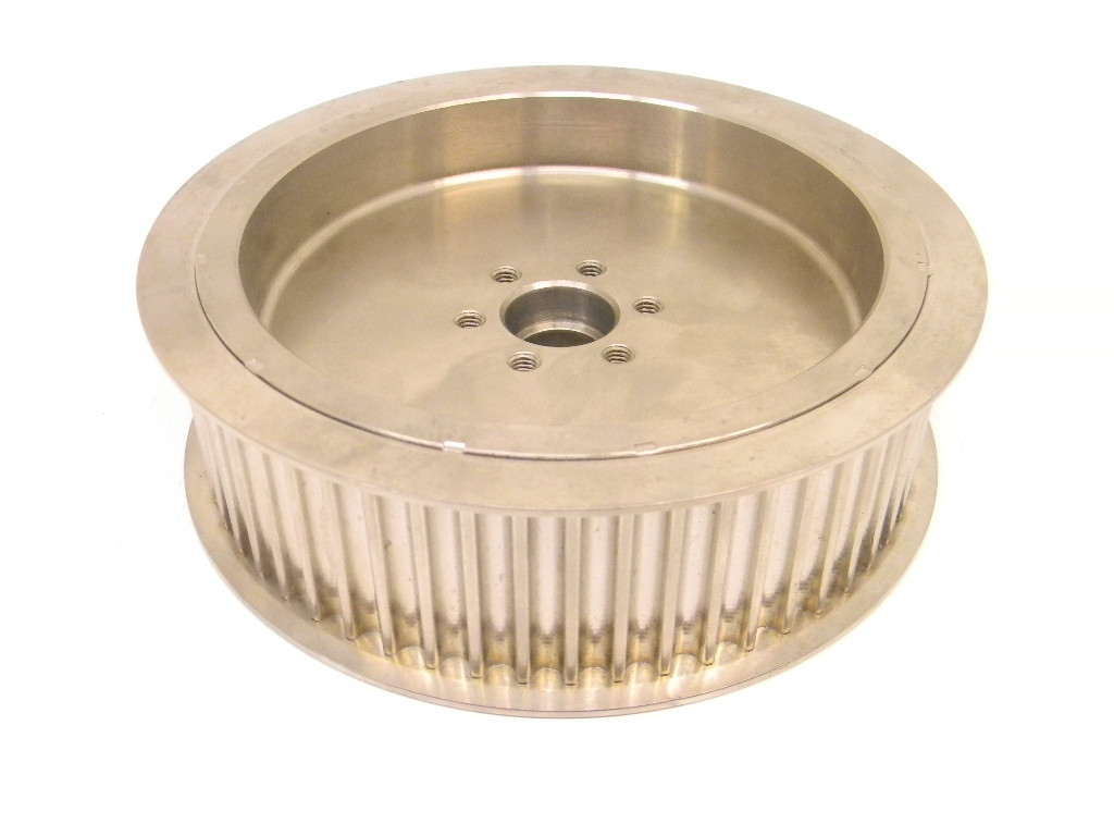 NEW SURPLUS MAKINO PULLEY 4PD20A409 (160mm DIAMETER x 48mm Width x 18mm Hole)