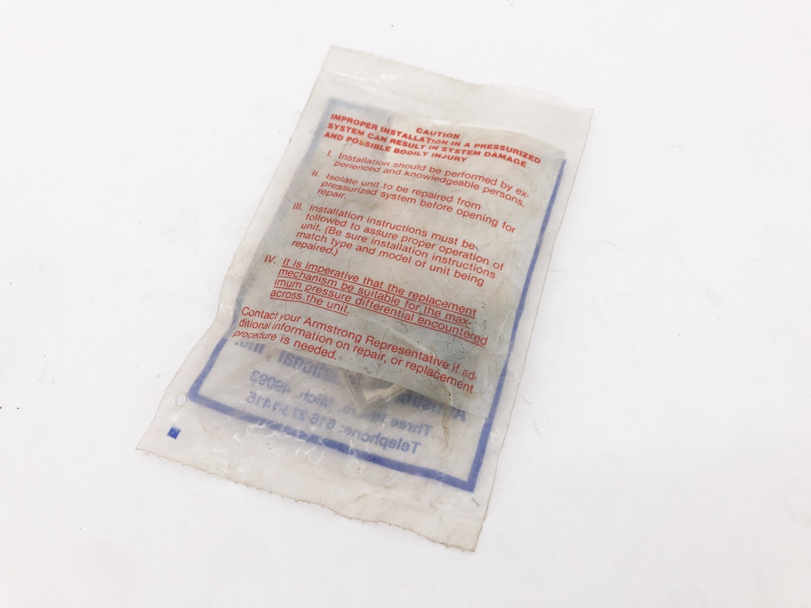 New Armstrong 1/4″ MECH LESS BKT Repair Kit #211 811 881 861 310 981 20psi Max