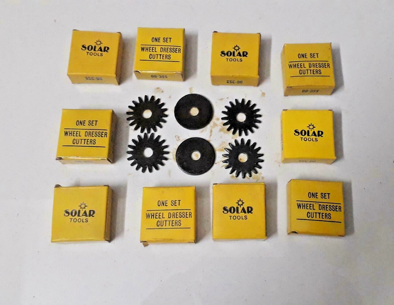 10 Pcs SOLAR Tools Wheel Dresser Cutters spare Cutters No 0 (4C/2W) Huntington