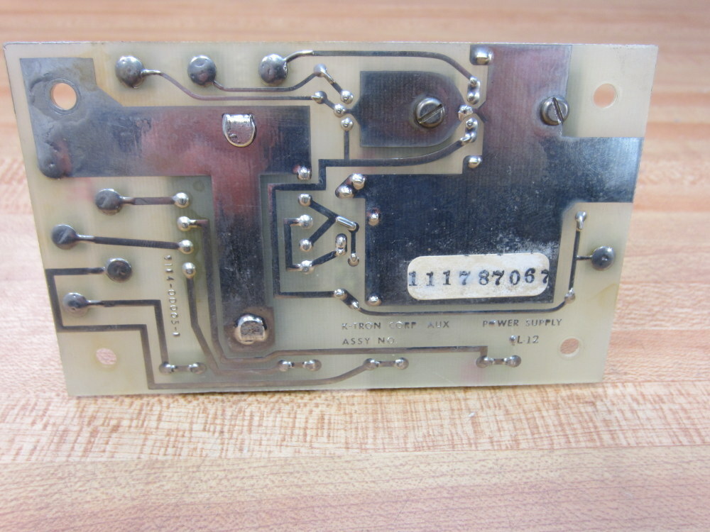 K-Tron QL-12 QL12 Power Supply Card 9184-00005