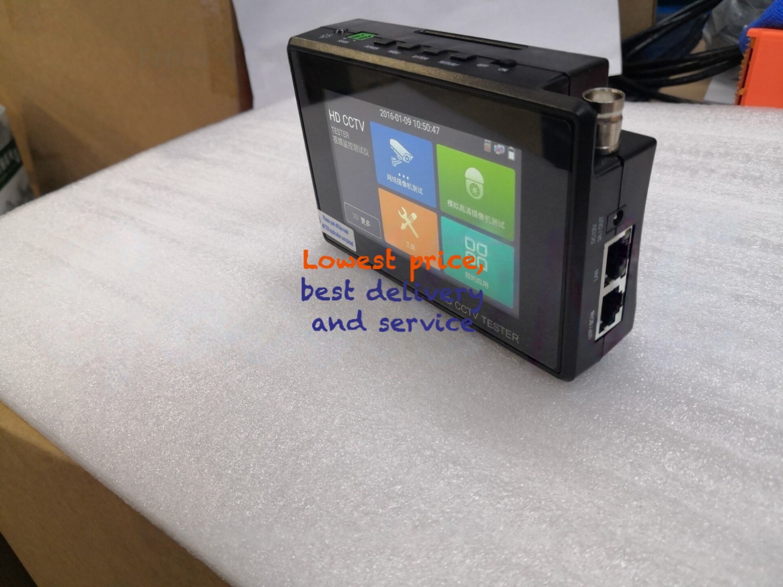 1PC NEW IPC-1800ADH PLUS 4″ Touch Screen CVI TVI AHD CVBS 8MP IP HD CCTV Tester