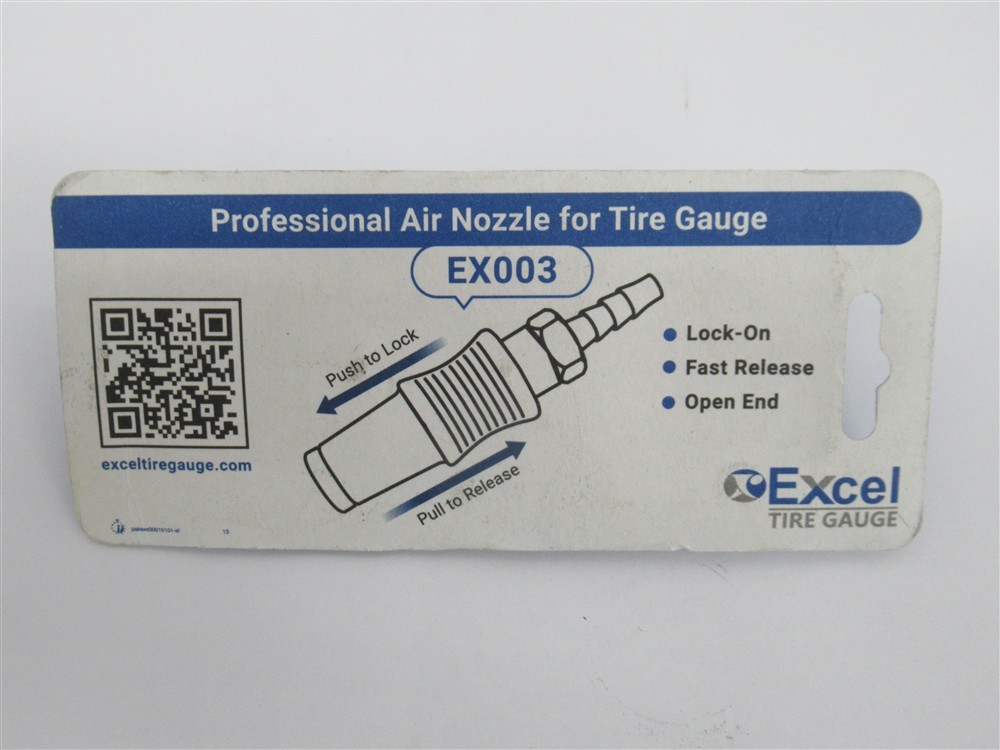 Excell EX003 Professional Air Nozzle for Tire Gauge