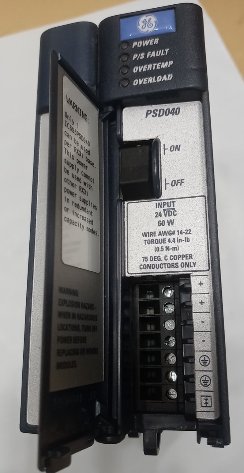 GE ACC400 IC695ACC400-AA PLC With GE PSD40 POWER SUPPLY Same As Pictures