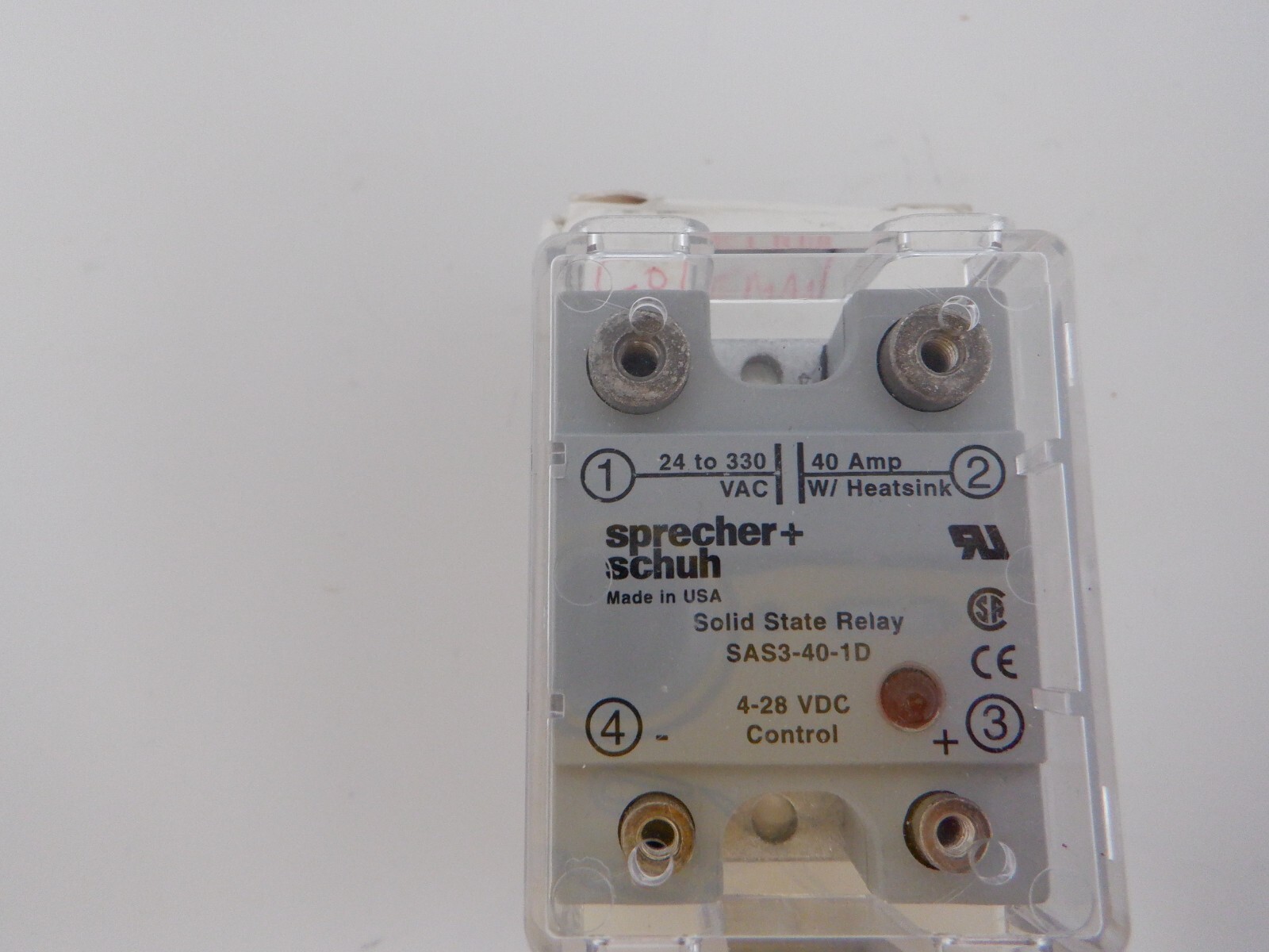 Sprecher + Schuh SAS3-40-1D Relay new