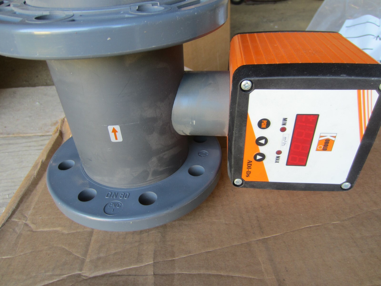 New Kobold TUR2080 TUR 2080 Turbine Wheel Flow Meter 2.0-80.0 M3/H ADI-Ds