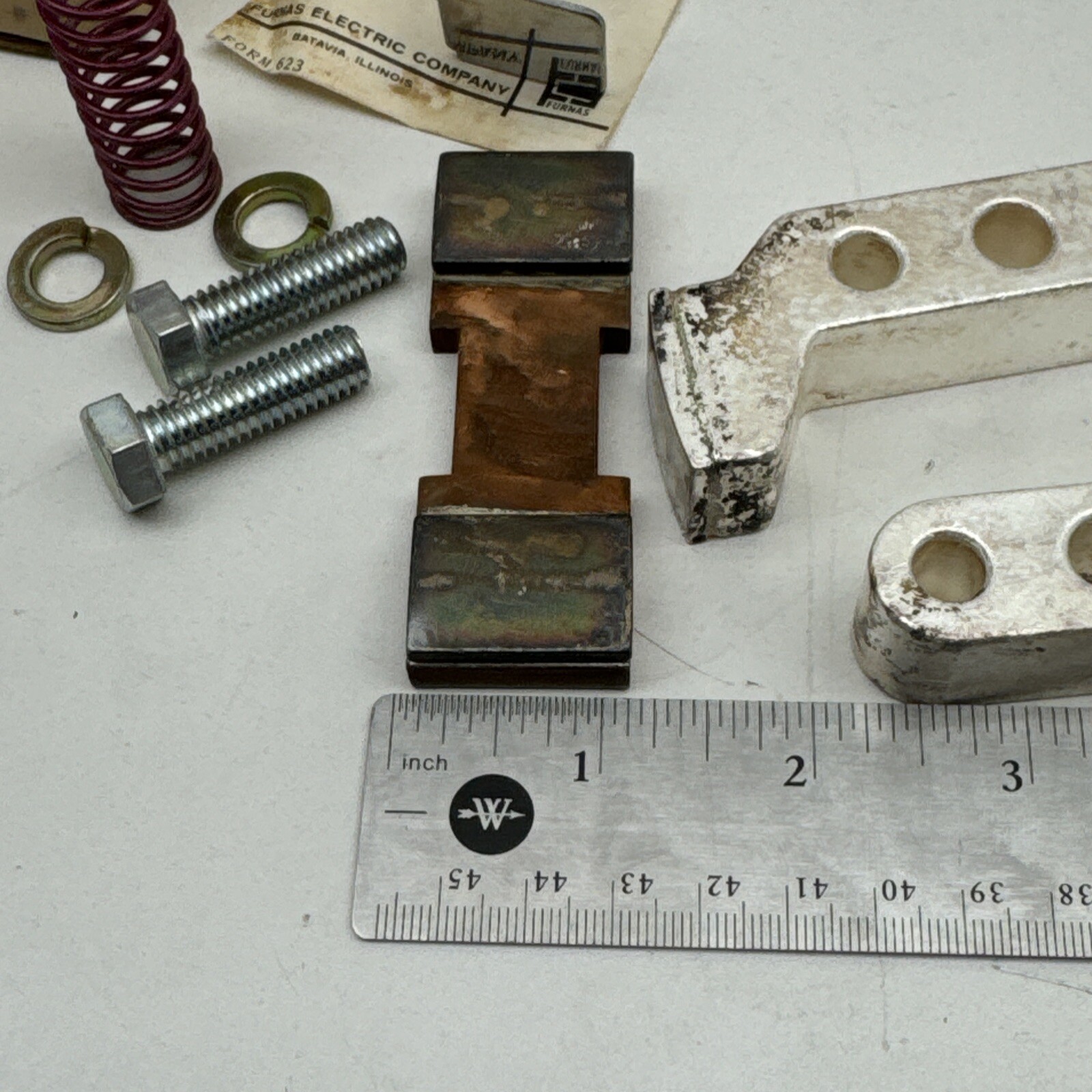 Furnas 75RB14 OEM Replacement Contact Set, Vertical Type Size 4-1/2 Power Pole