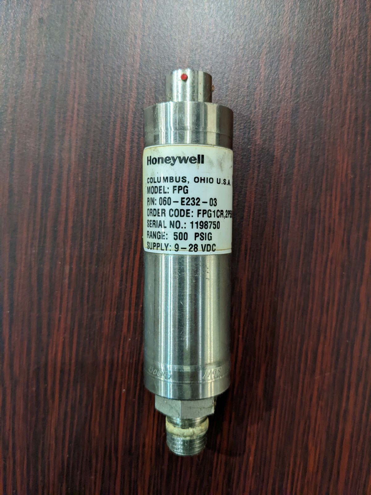 Honeywell Sensor FPG Model 060-E232-03