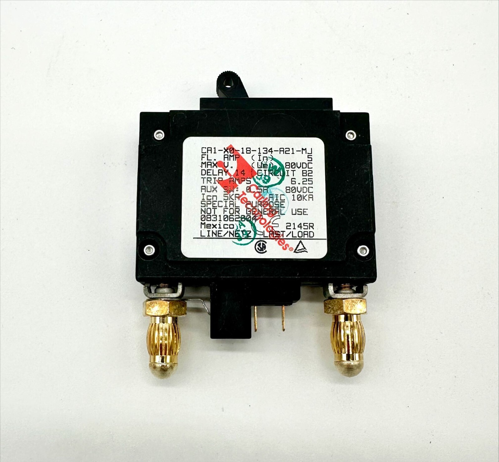 0831061408 — DELTA ENERGY SOLUTIONS — BREAKER 5A 1P AUX 5/16 BULLET