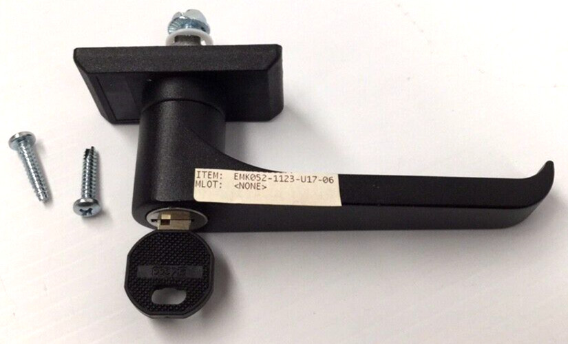Emka Type 1123-U17-06 L-Handle With Shield And Locking Key EK333 1123U1706