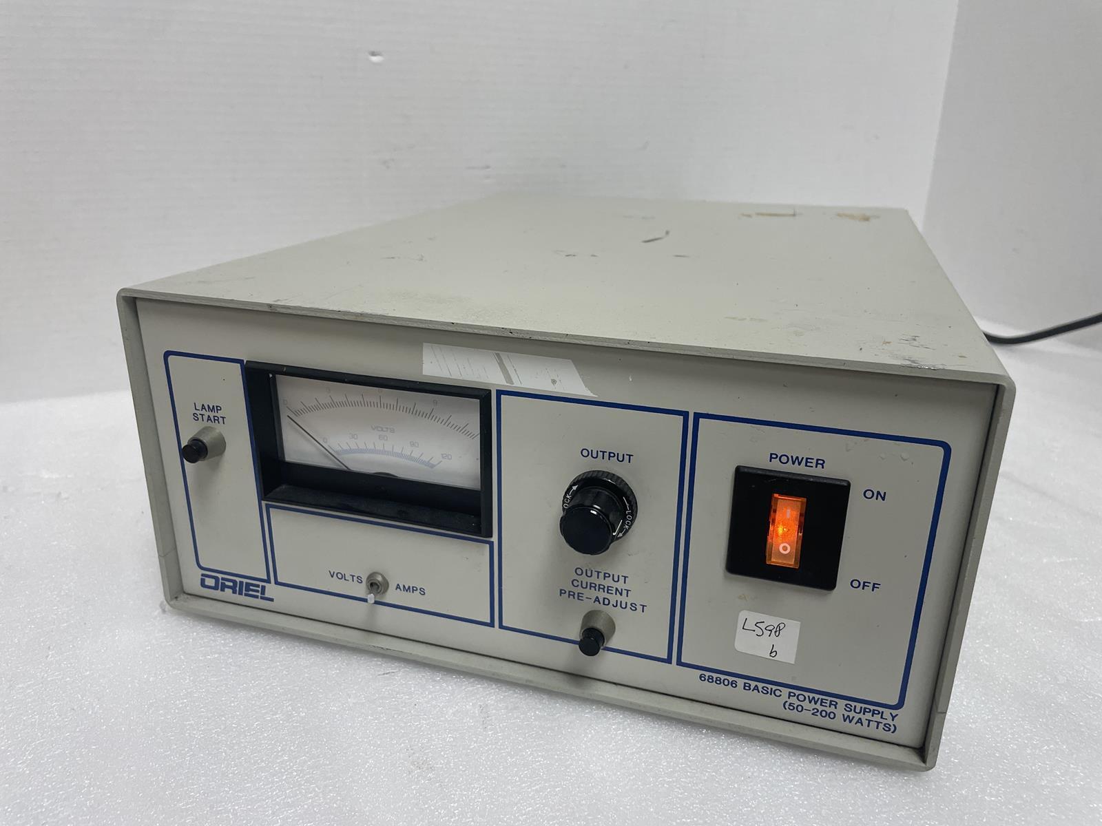 ORIEL INSTRUMENTS 68806 BASIC POWER SUPPLY