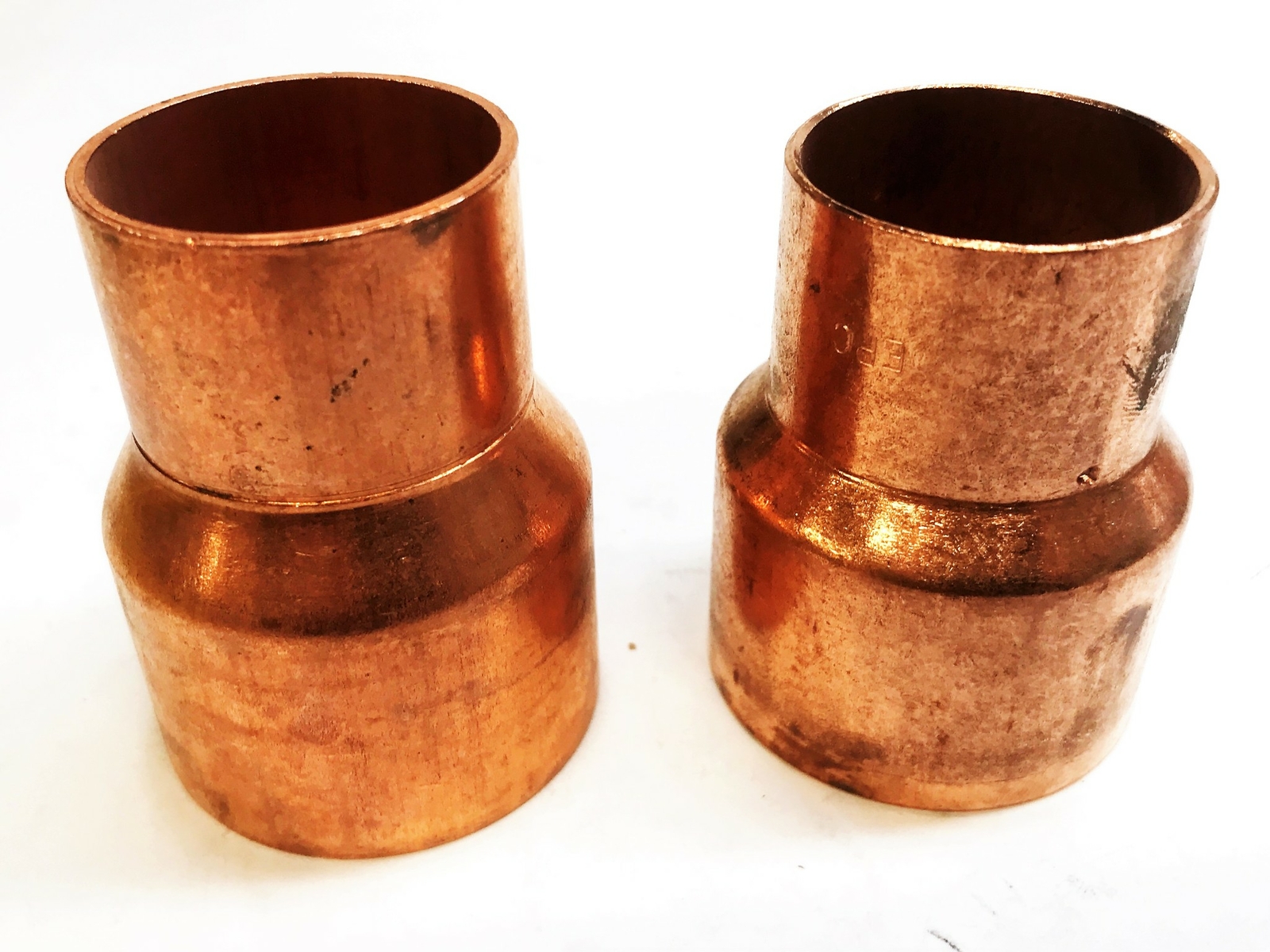 EPC 2″ Sweat x 1-5/8″ Sweat Copper Coupling [Lot of 2] NOS