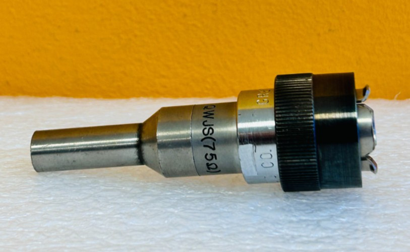 General Radio QWJS DC-1.0 GHz, GR 874 to Small WECO 75 Ohm Jack Adapter. Tested!