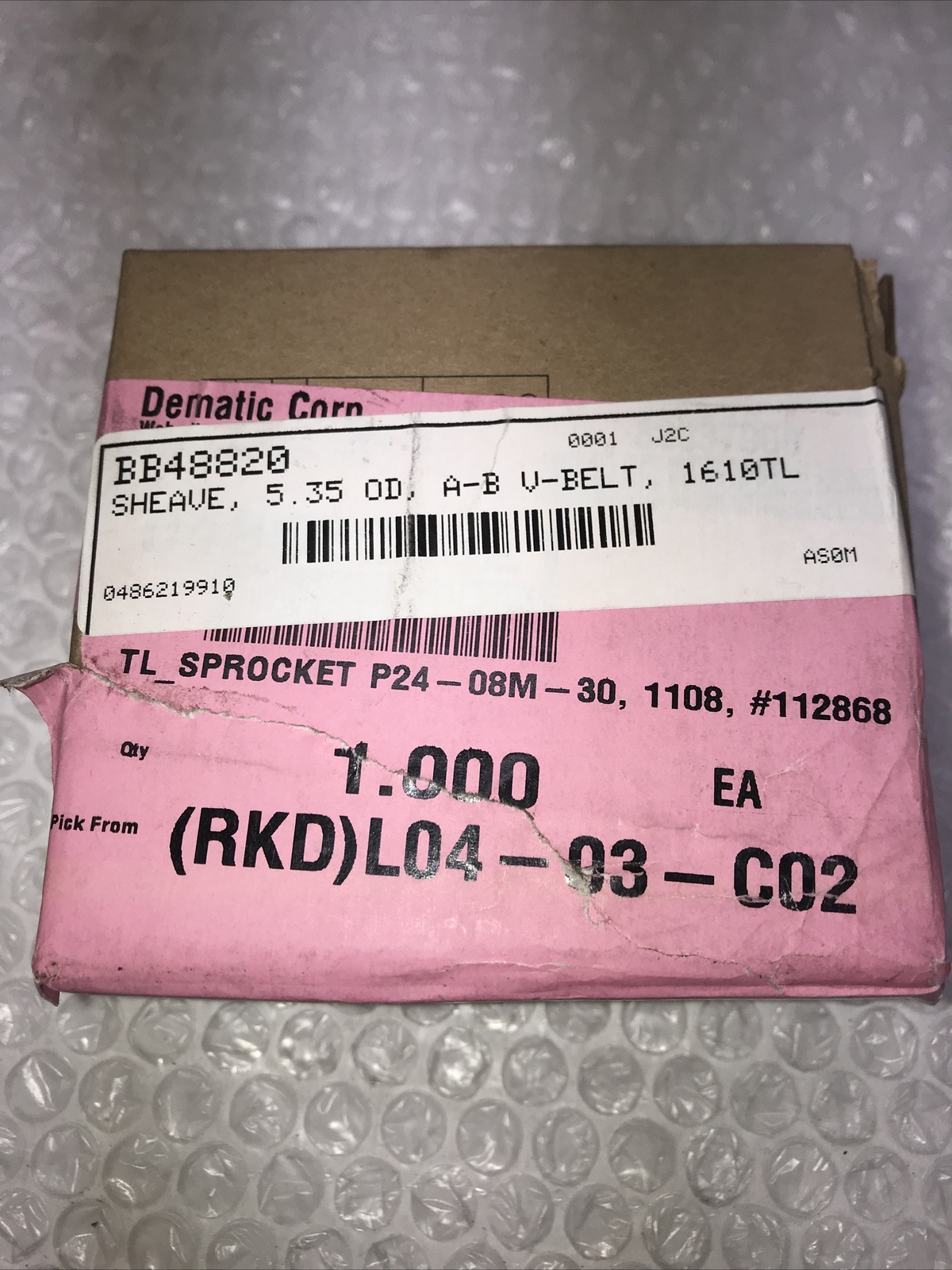 **DODGE P24-8M-30-1108 HT250 SPKT – NEW IN BOX 112868 Sheave Fast Shipping #