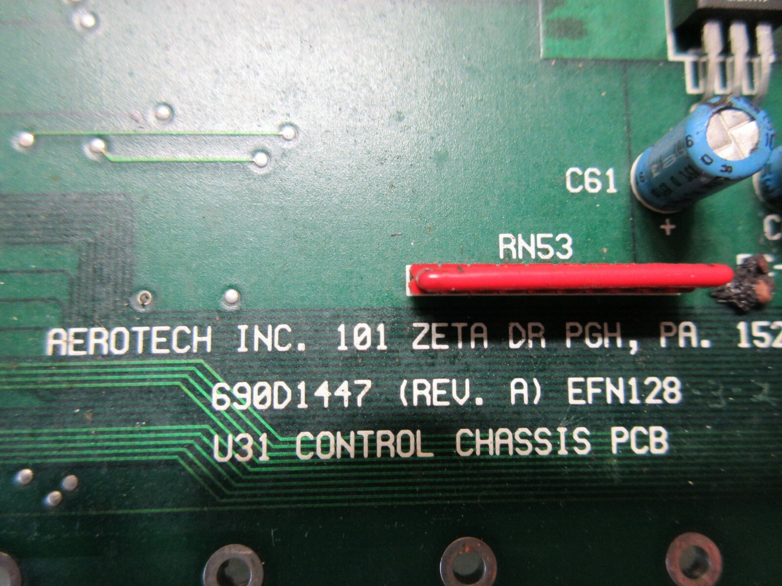 AEROTECH CIRCUIT BOARD 690D1447 EFN128 U31 WARRANTY