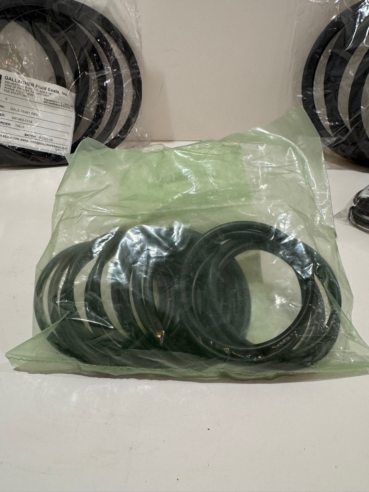 Industrial Fluid Seals Lot Gallagher Fluid Seals American Variseal Stainless Par