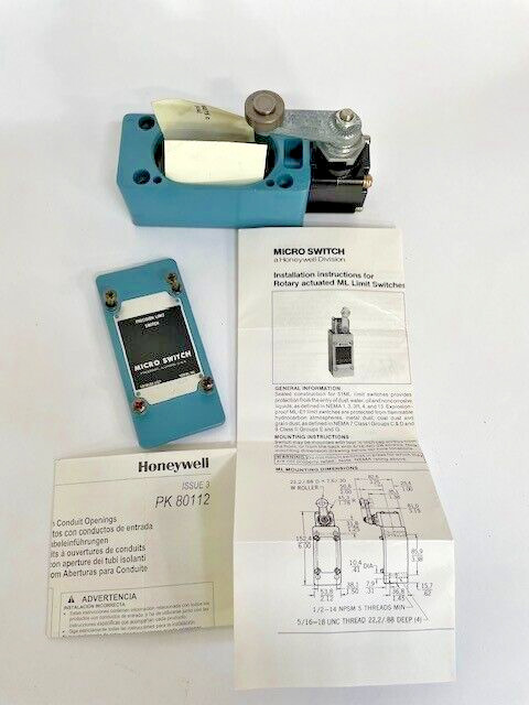 TEREX PART #05-79Z1288 HONEYWELL 51ML7 PK 80112 ISSUE 3 Switch Limit