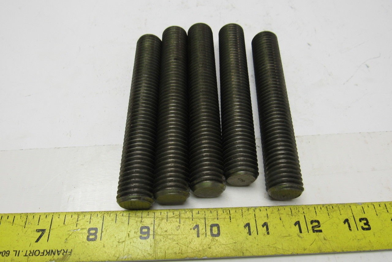 3/4″-10×4-1/2″ (OAL 4-3/4″) A320 L7 Fully Threaded Stud Lot of 5