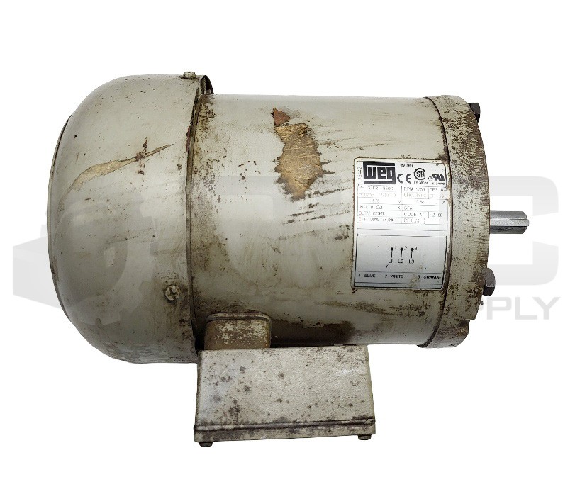 WEG MOTOR 1/2HP 3PH 1730RPM FR: B56C