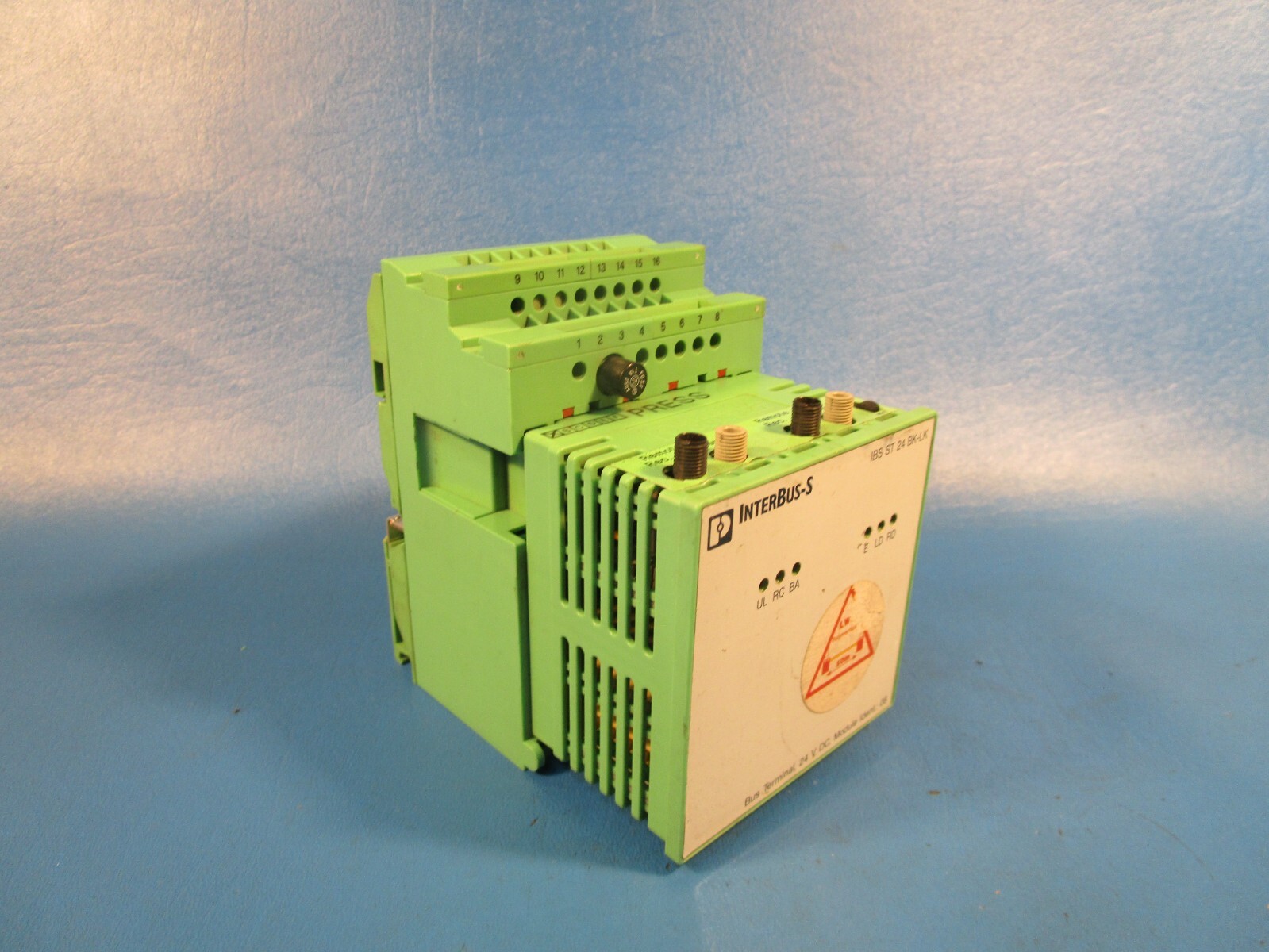 USED PHOENIX CONTACT IBS ST 24 BK-LK, INTERBUS-S, BUS TERMINAL 24V DC, MODULE
