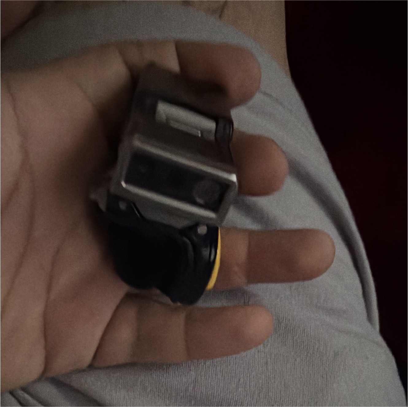 Black/Yellow Rubber band RF FINGER SCANNER ZEBRA