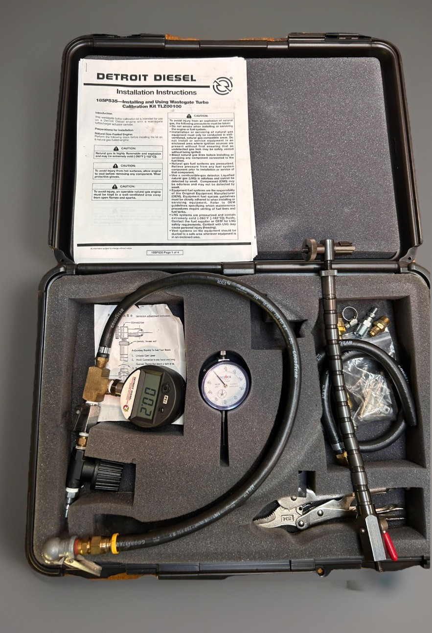 Detroit Diesel TLZ 00100 Wastegate Turbo Calibration Tool Kit