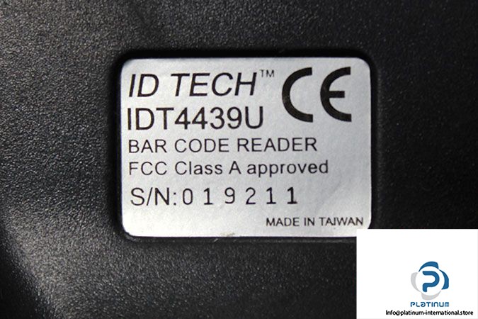 ID TECH IDT4431-4U BARCODE READER_IDT4439U / 378775_2088 Pixels CCD Arrays_5 VDC