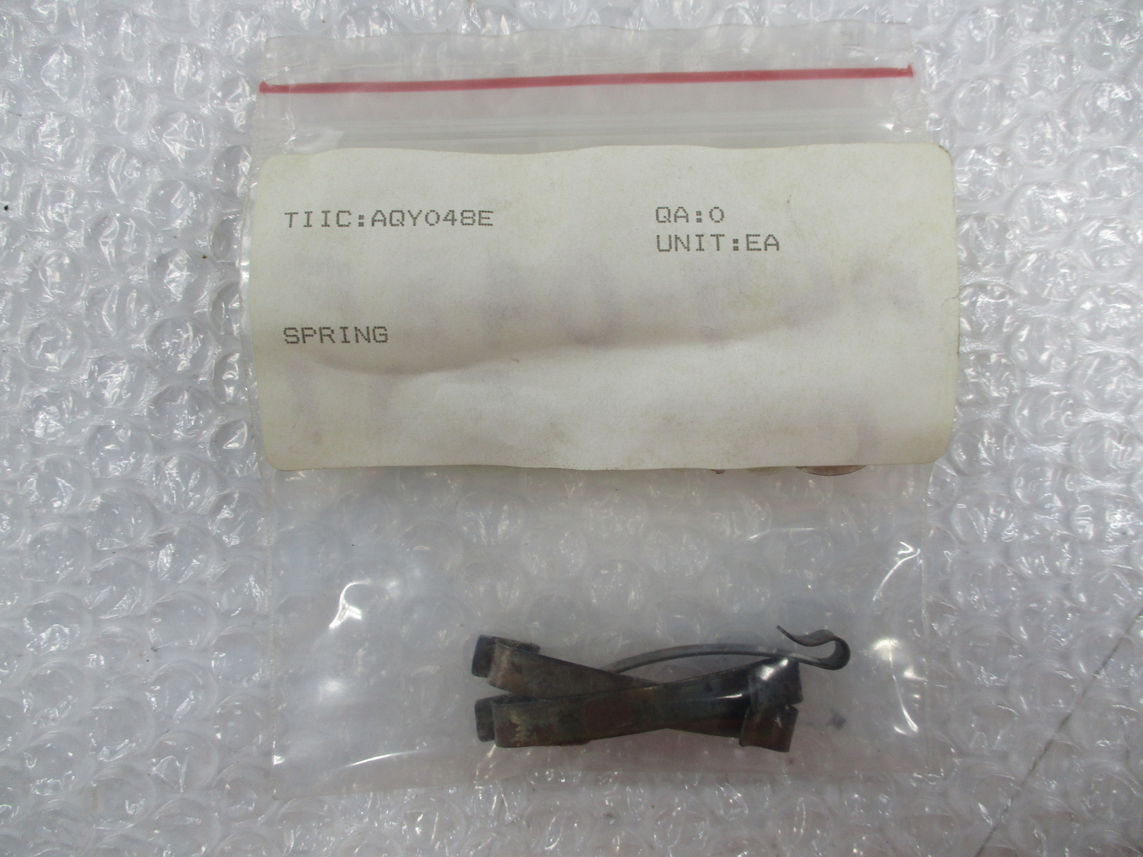 INDUSTRIAL SPARE AQY048E SPRING QTY OF 3 NSNP