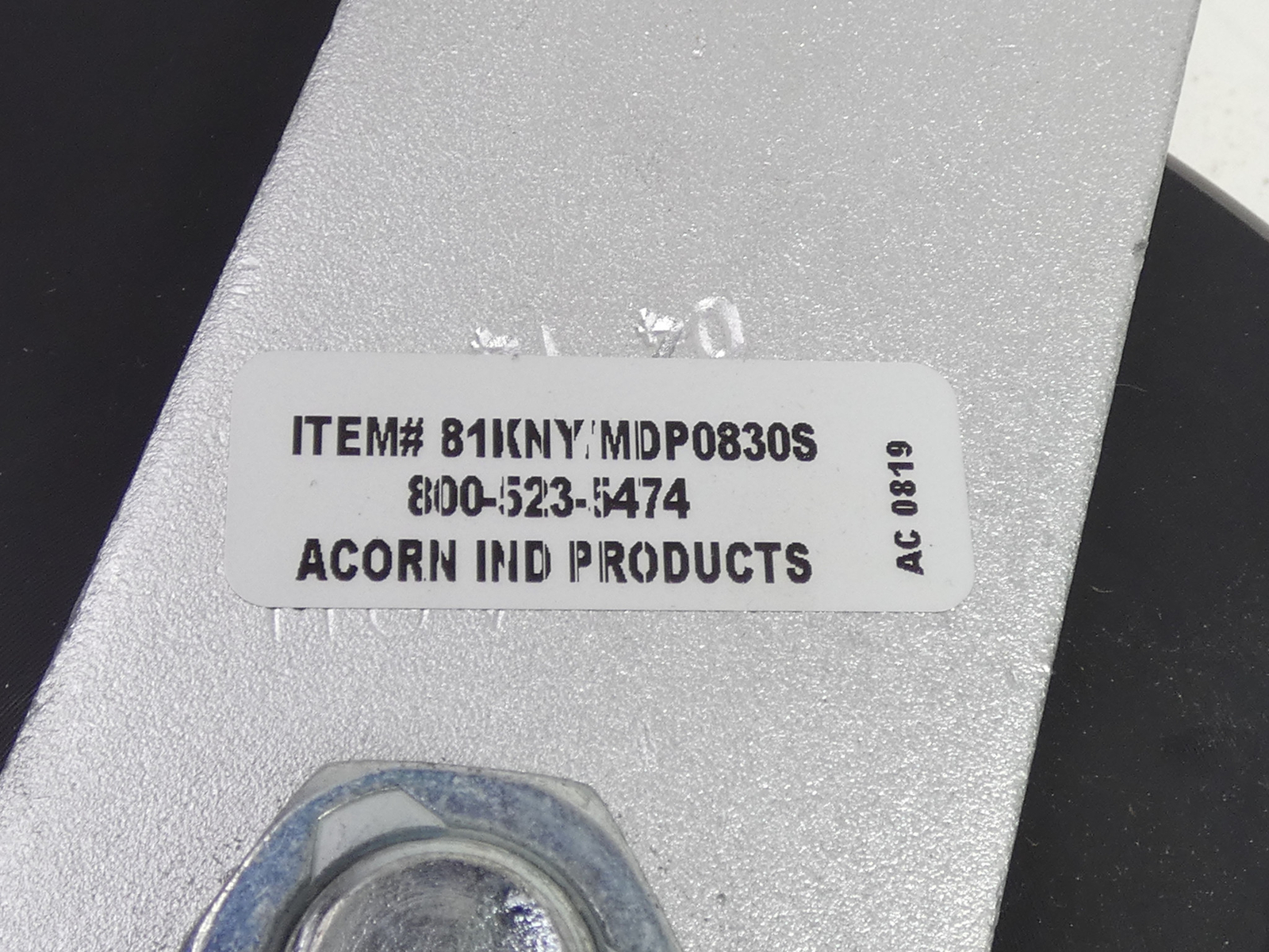 Acorn 81KNY/MDP0830S Nylacron Wheel Caster 8″ x 3-1/4″ – NEW Surplus!