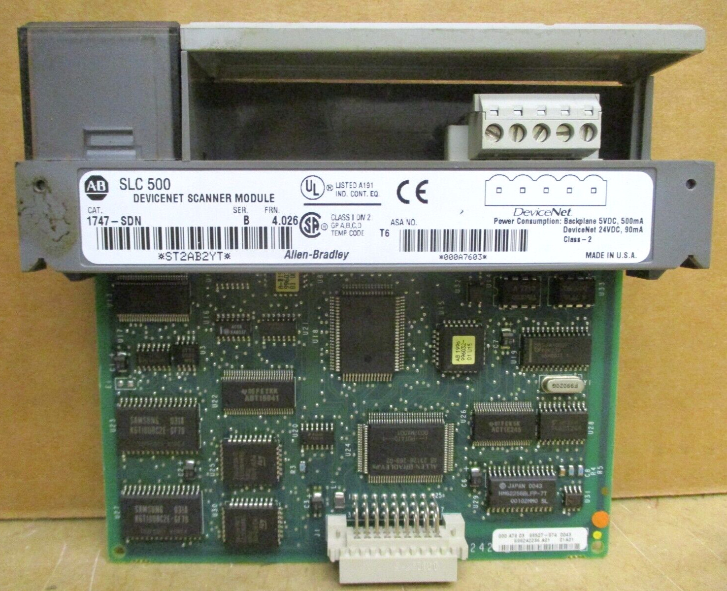 Allen-Bradley SLC 500 1746-P3 SLC 5/04 CPU 1747-L542 1747-DCM 1747-SDN 48692GN
