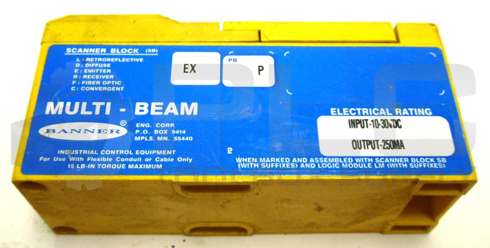 BANNER EX-P MULTI-BEAM POWER BLOCK INPUT 10-30VDC/OUTPUT-250MA