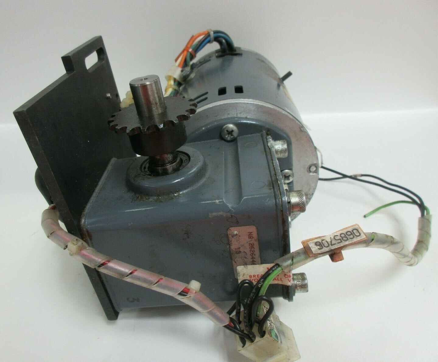 ROBBINS MYRERS GEAR MOTOR, 1870152002,330/440 VAC,115/230V, 18:1 RATIO