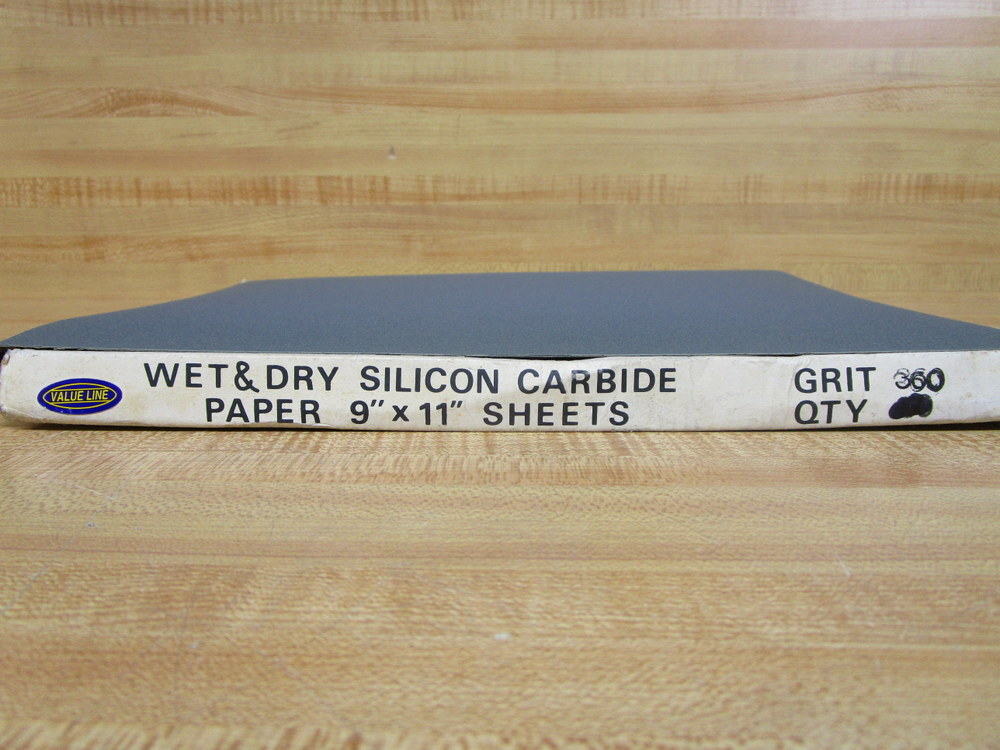 Value Line 9″ x 11″ 360 Silicon Carbide Paper Sheets 9″ x 11″ (Pack of 40)