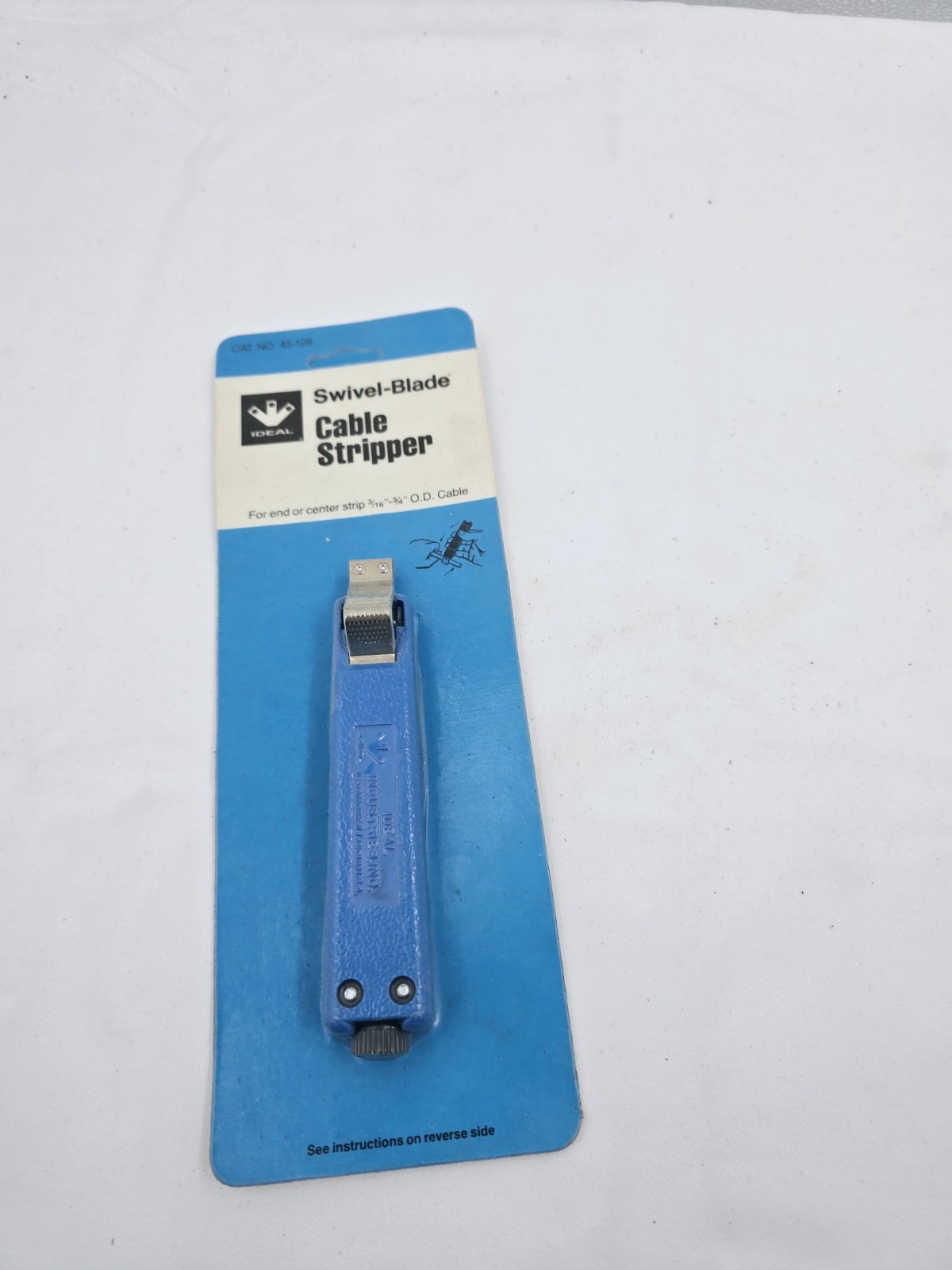 New Ideal 45-128 Wire Stripper: 1/4″, 3/4″ Max Capacity 1/4″ Min Wire Gage