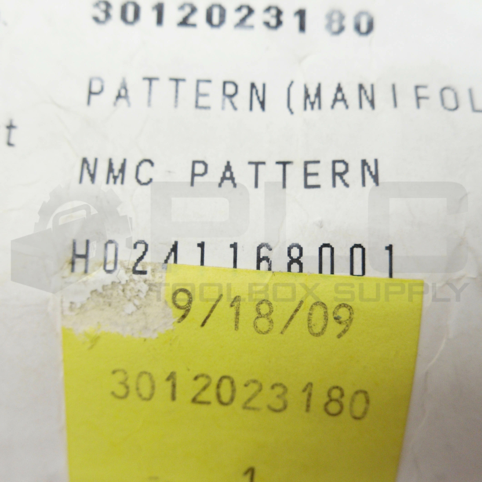 NEW H0241168001 PATTERN MANIFOLD NMC 3012023180