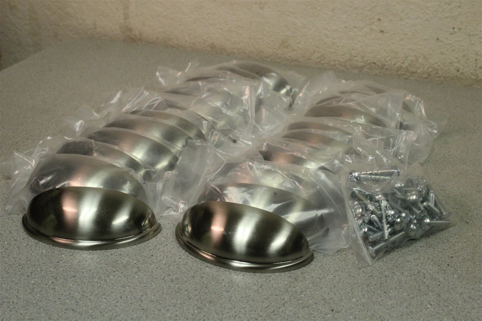 NEW Liberty 3in. Center-to-Center Satin Nickel Cup Drawer Pull *FREE SHIPPING*