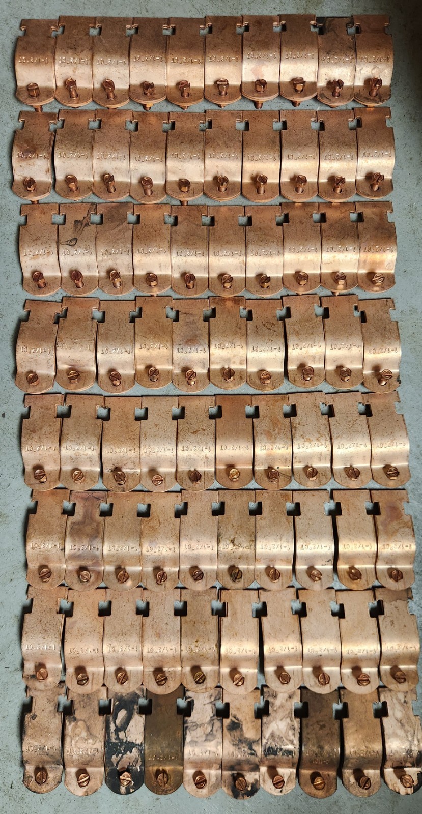 1-1/2″ STRUT CHANNEL PIPE CLAMP FOR COPPER TUBING (Lot of 80 Sets)