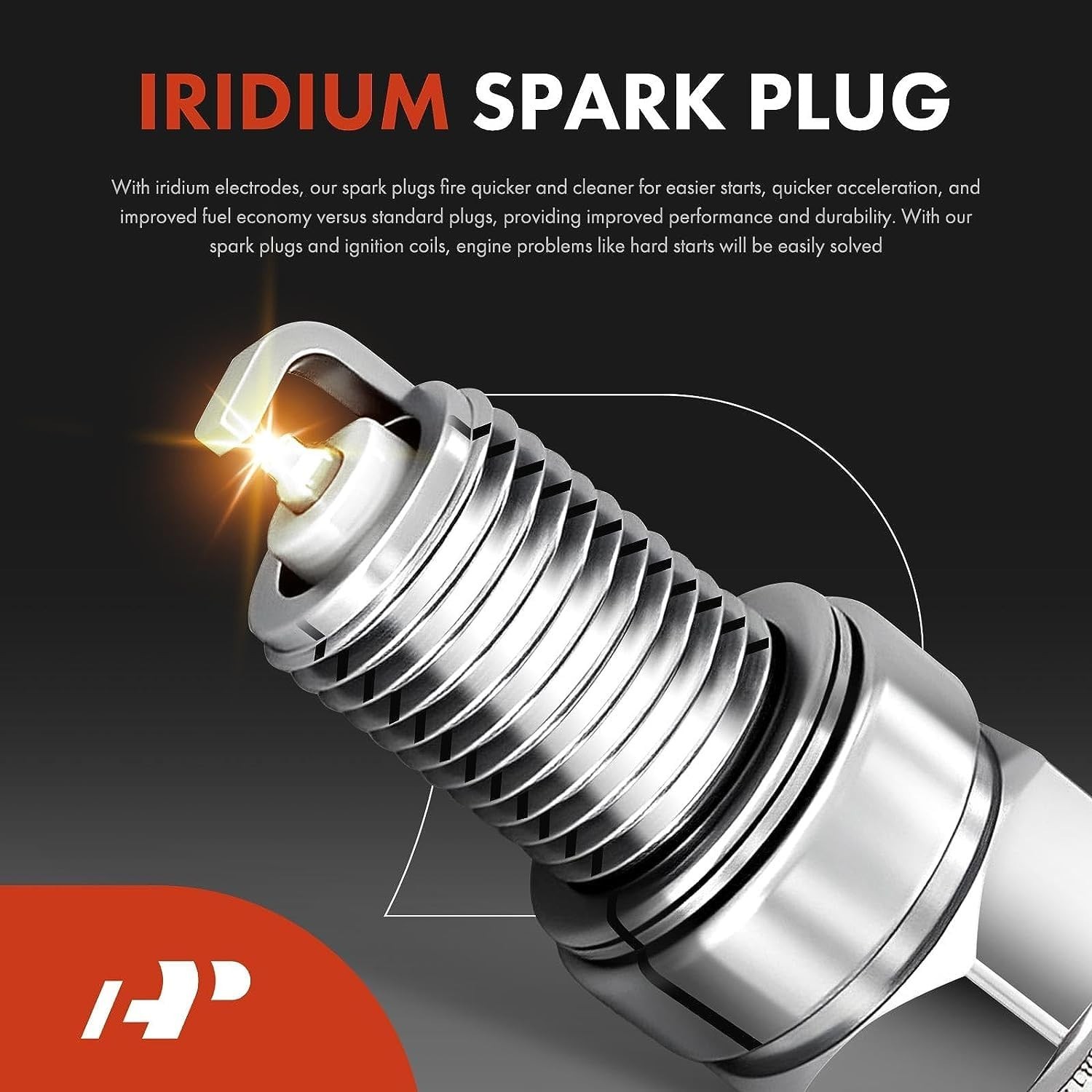 A-Premium 2x (Blue) Ignition Coil Pack and 8x Iridium Spark Plugs | Compatibl…