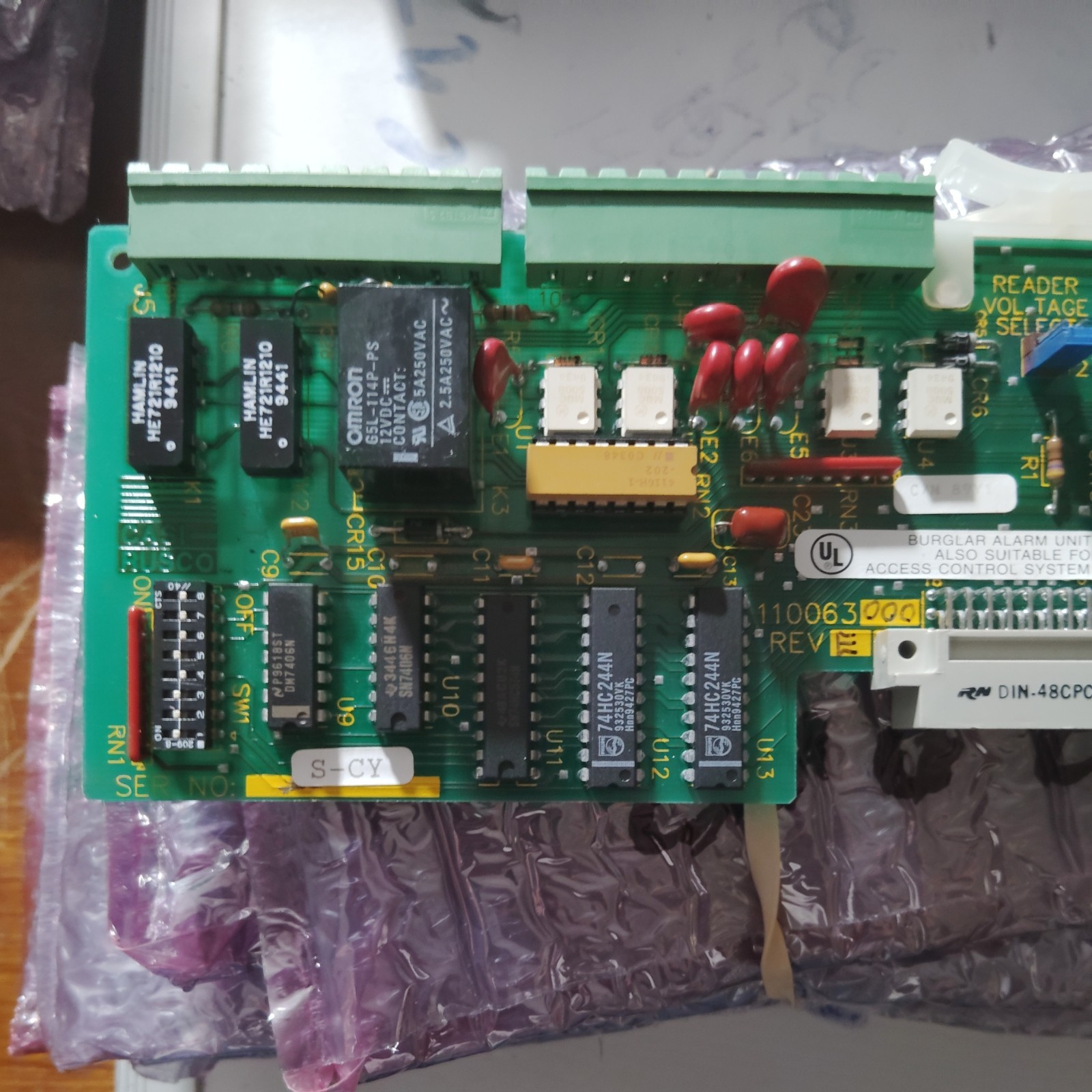 Casi-Rusco 110063000 Rev F Security Reader Board Access Control