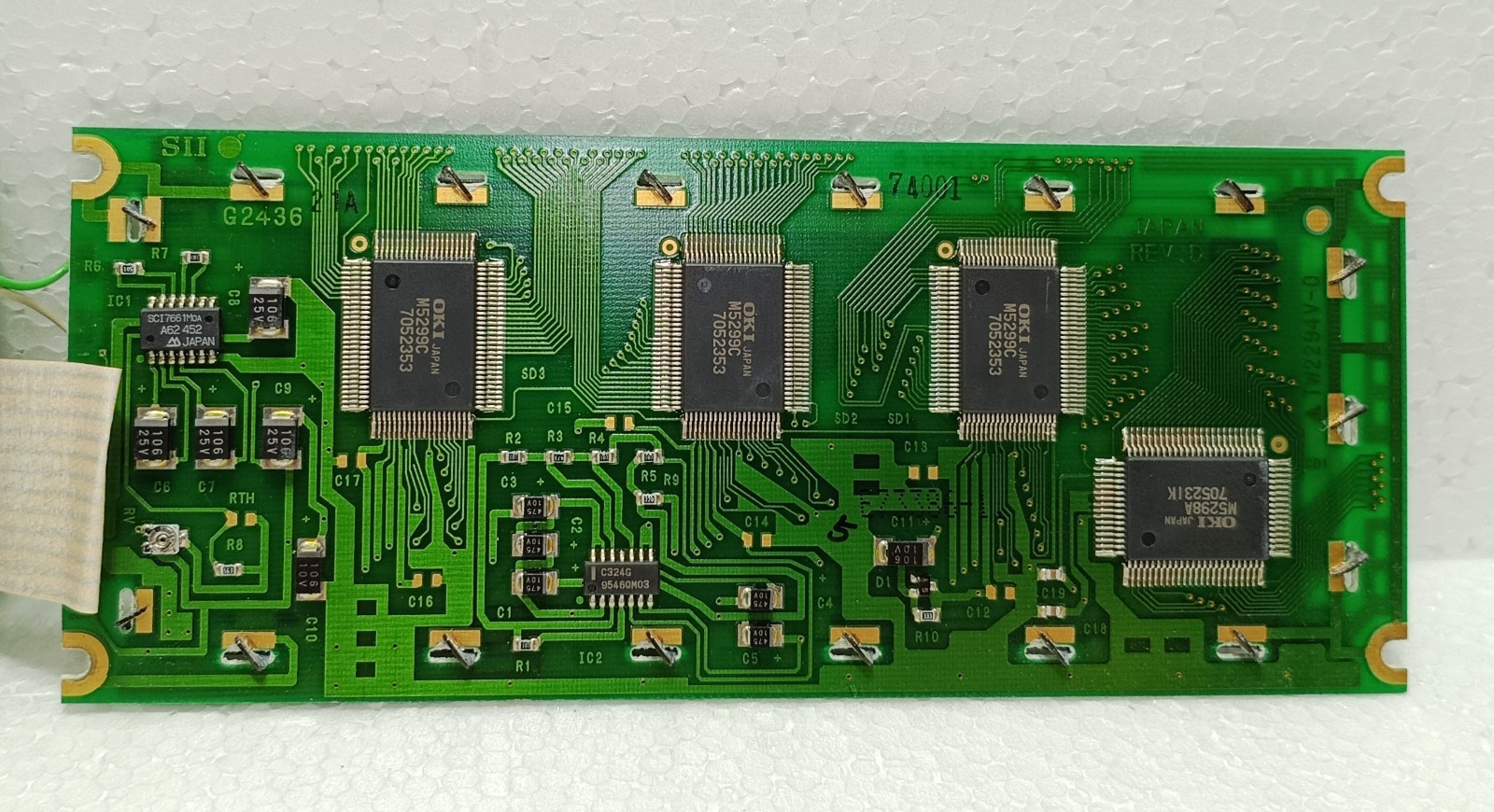 Mitsubishi IDB-9133 LCD & Controller Board DEFECTIVE/PARTS N23-7CM-0011-126